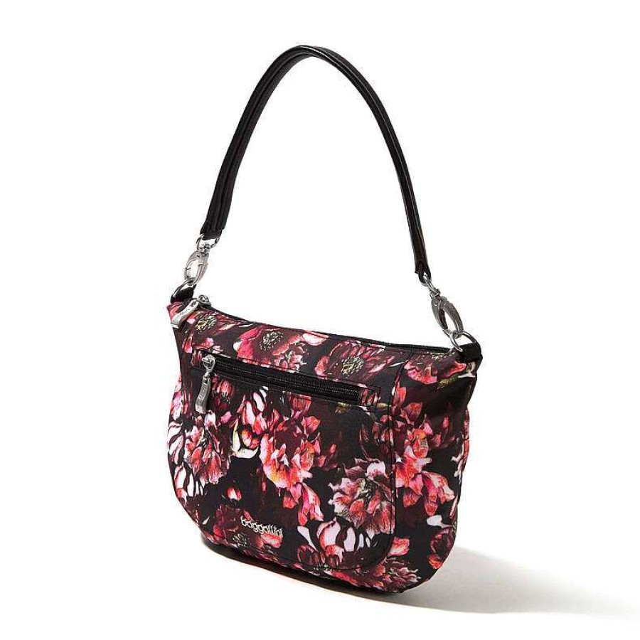 Accessories Baggallini | Baggallini Modern Everywhere Half Moon Crossbody Peony Bloom