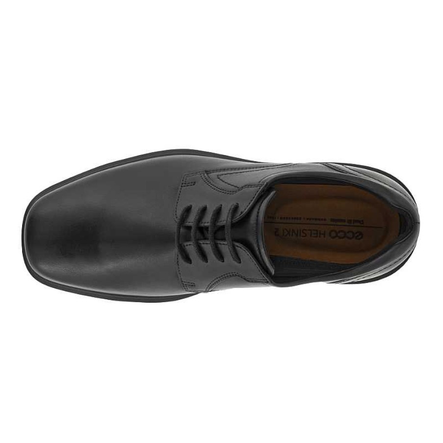 Men ECCO | Men'S Ecco Helsinki 2.0 Plain Toe Tie - Black