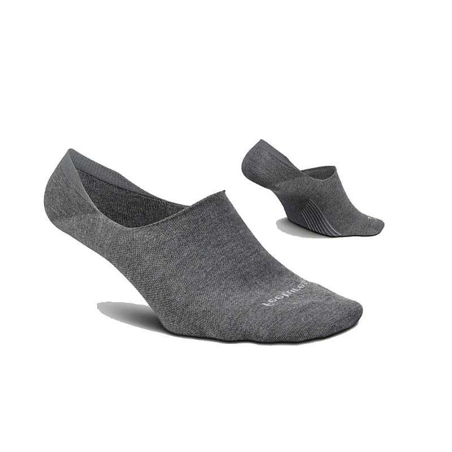 Accessories Feetures | Feetures Ultra Light No Show Socks Gray