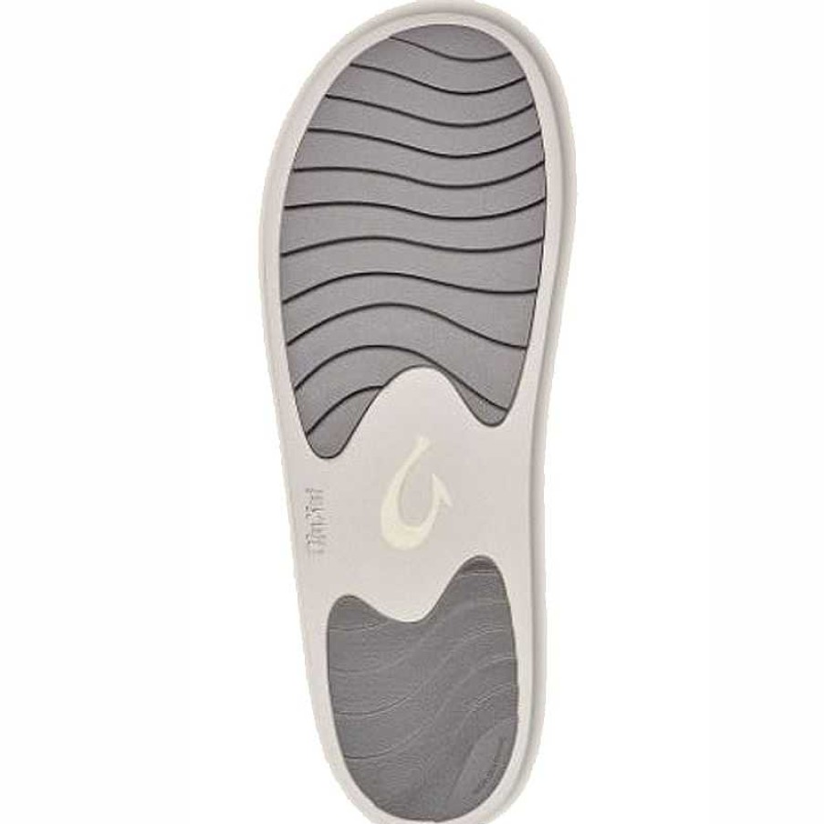 Women OluKai | Women'S Olukai Ku'I Slipper - Fog/Mist Grey