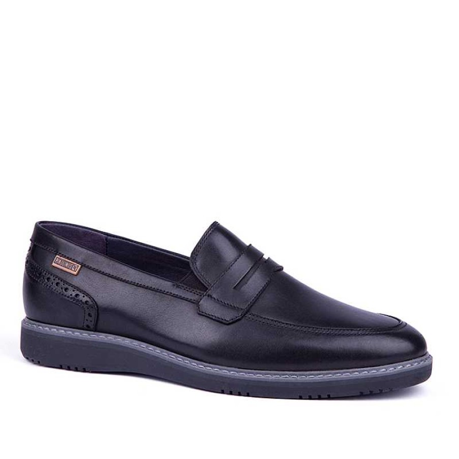 Men Pikolinos | Men'S Pikolinos Avila Penny M1T-3205Blk - Black