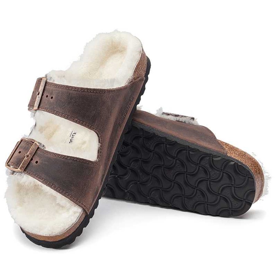 Women Birkenstock | Women'S Birkenstock Arizona Shearling - Habana