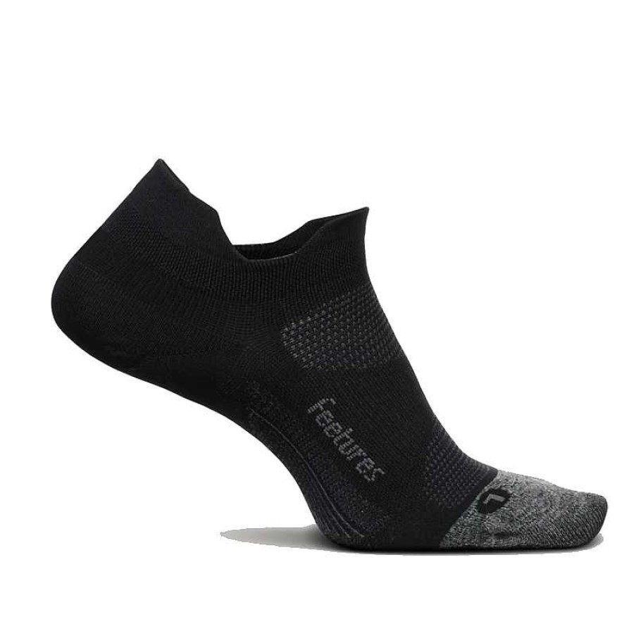 Accessories Feetures | Feetures Elite Ultra Light No Show Tab Socks - Black