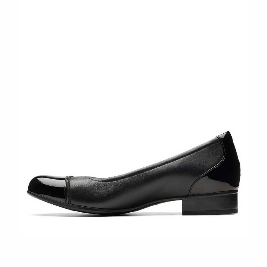 Women Clarks | Women'S Clarks Juliet Step - Black Leather