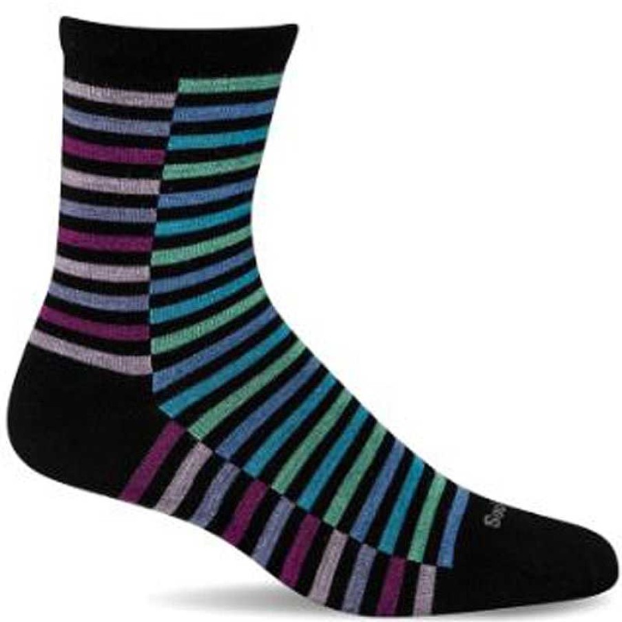 Accessories Sockwell | Women'S Sockwell Zip Sock - Black