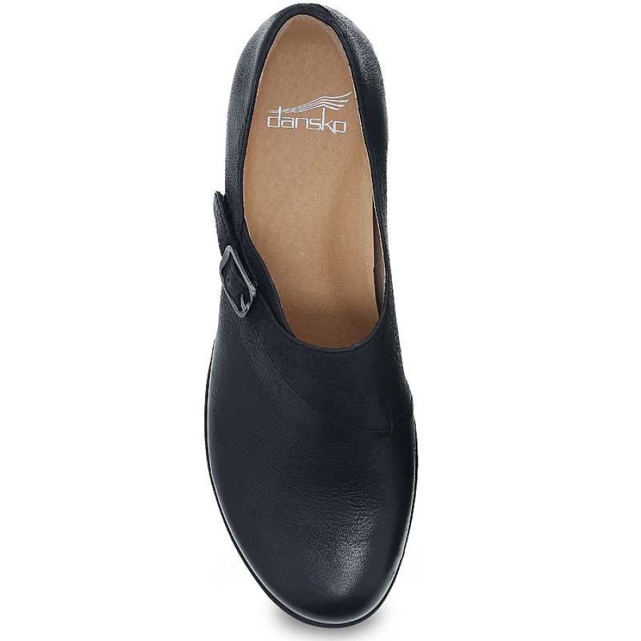 Women Dansko | Women'S Dansko Marisa - Black Burnished Nubuck