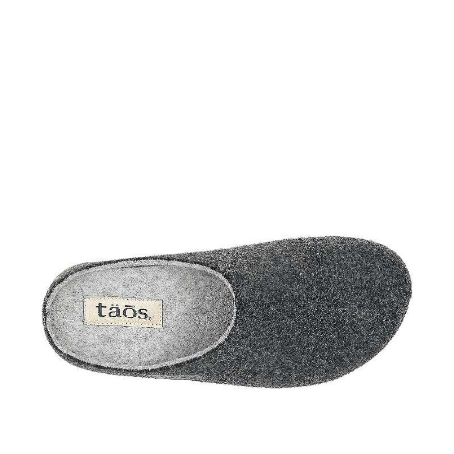 Women Taos | Women'S Taos Woollery Slipper - Charcoal