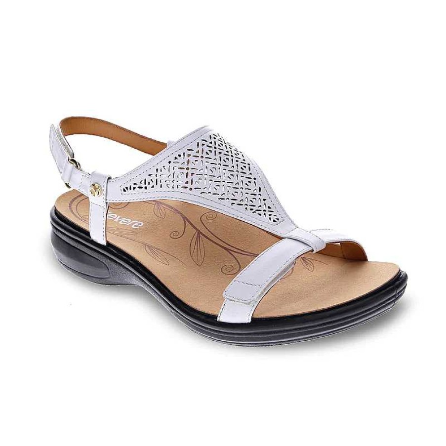 Women Revere | Women'S Revere Santa Fe Sandal - Coconut