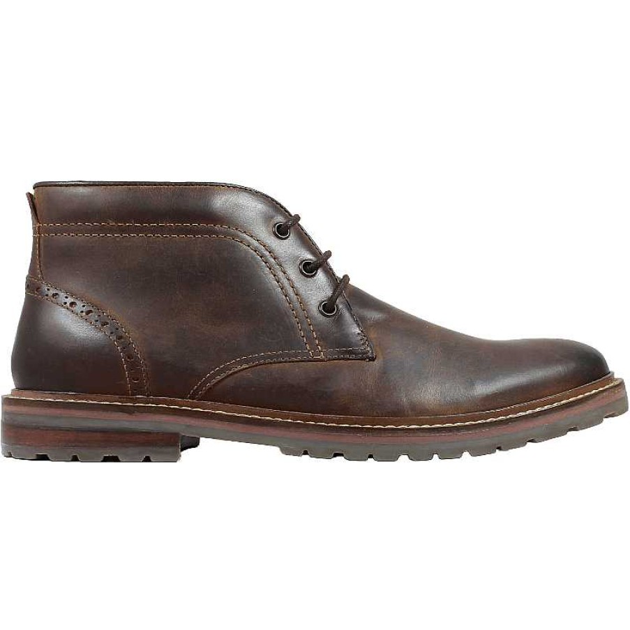 Men Florsheim | Men'S Florsheim Estabrook Chukka - Brown Crazy Horse