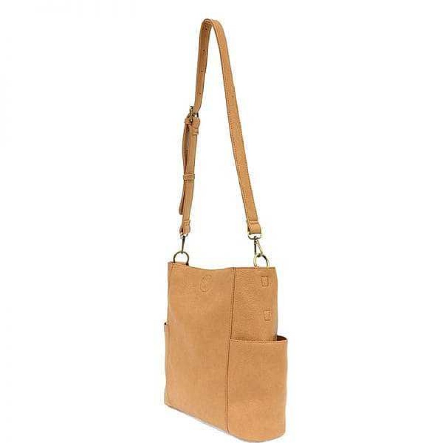 Accessories Joy Susan | Joy Susan Kayleigh Side Pocket Bucket Bag - Warm Tan