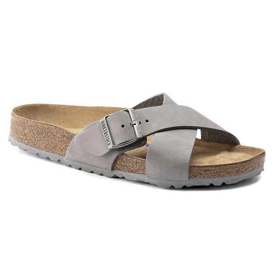 Women Birkenstock | Women'S Birkenstock Siena Sfb - Dove Gray