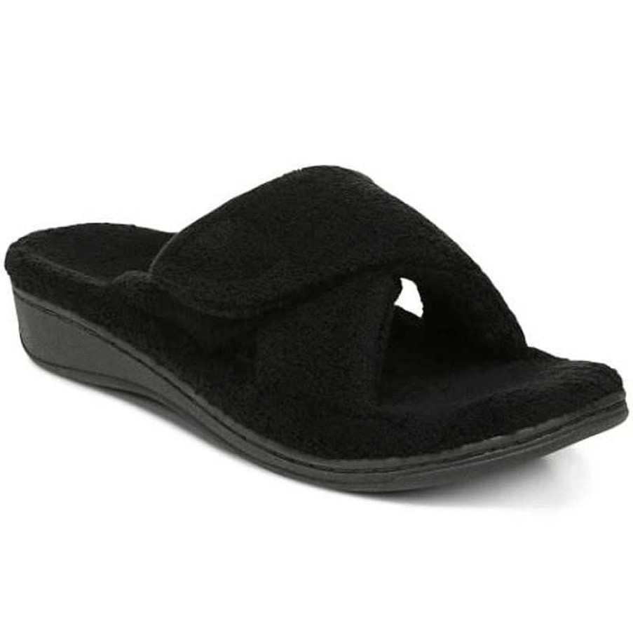 Women Vionic | Women'S Vionic Relax Slipper - Black