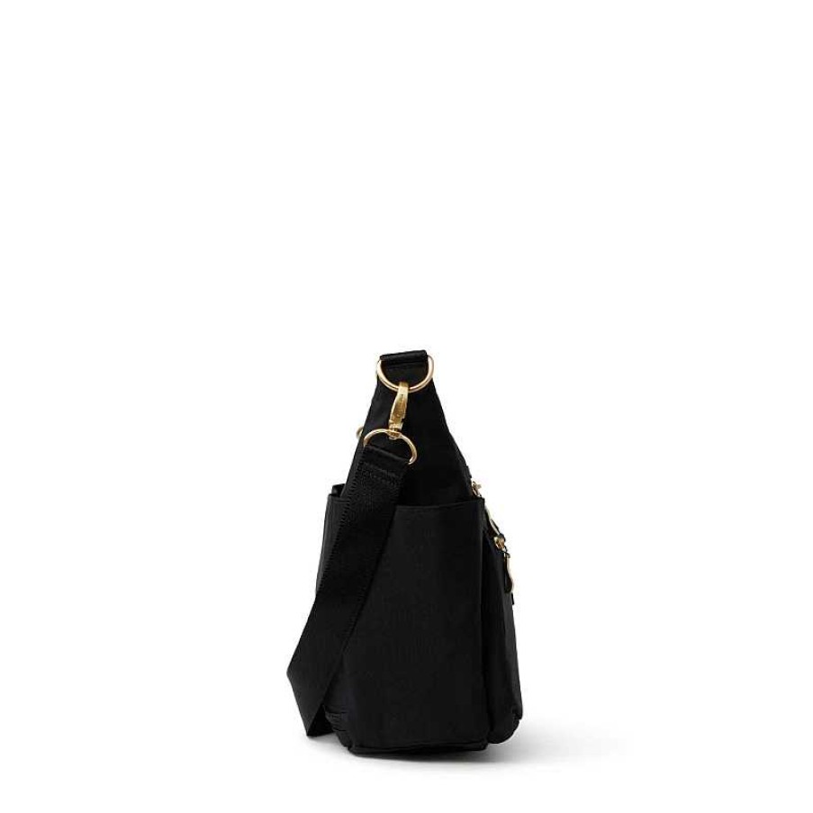 Accessories Baggallini | Baggallini Mod Everywhere Bag - Black With Gold Hardware