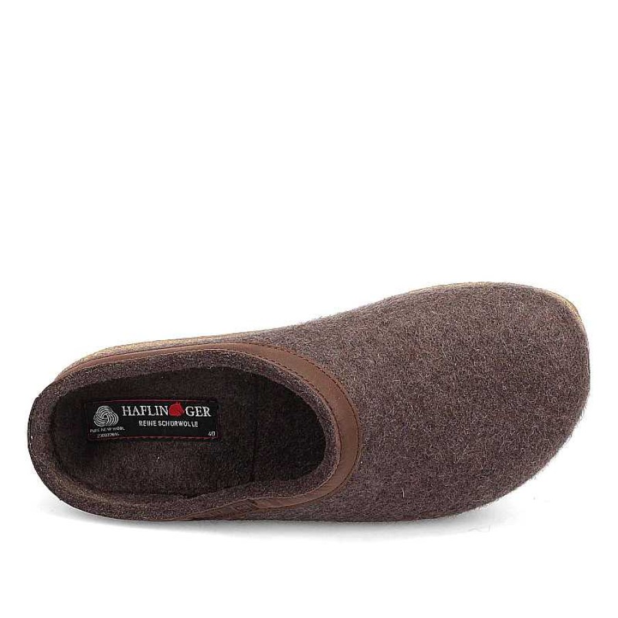 Men Haflinger | Haflinger Gzl Slipper - Smokey Brown