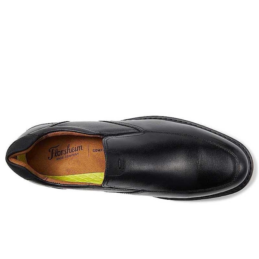 Men Florsheim | Men'S Florsheim Norwalk Moc Toe Slip On - Black