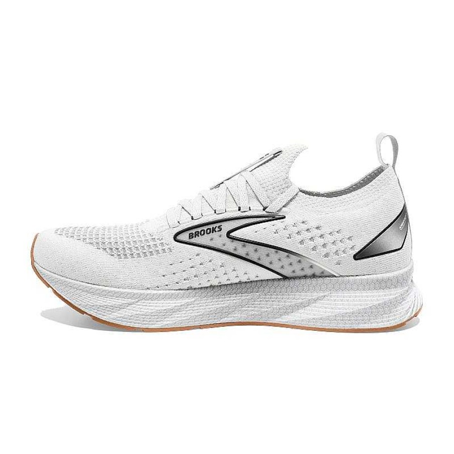 Women Brooks Running | Women'S Brooks Levitate Stealthfit 6 - White/Bran