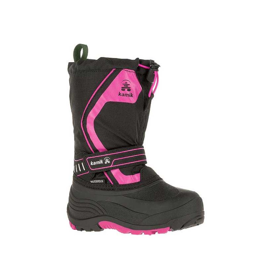 Kids Kamik | Kids' Kamik Snowcoast3 Size 3-4 Black Magenta