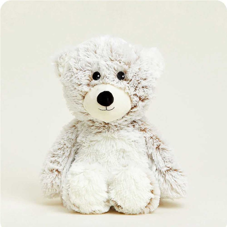 Accessories Warmies | Warmies Plush Marshmallow Bear - Grey/White