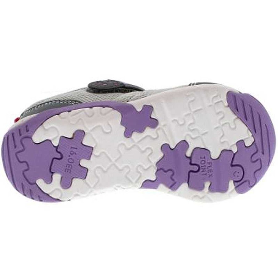 Kids Tsukihoshi | Kids' Tsukihoshi Kaz Size 7-11 Grey/Purple