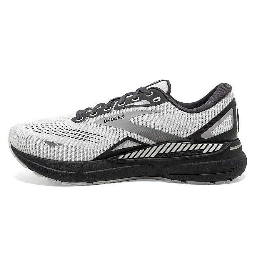 Men Brooks Running | Men'S Brooks Adrenaline Gts 23 - Oyster/Ebony/Alloy