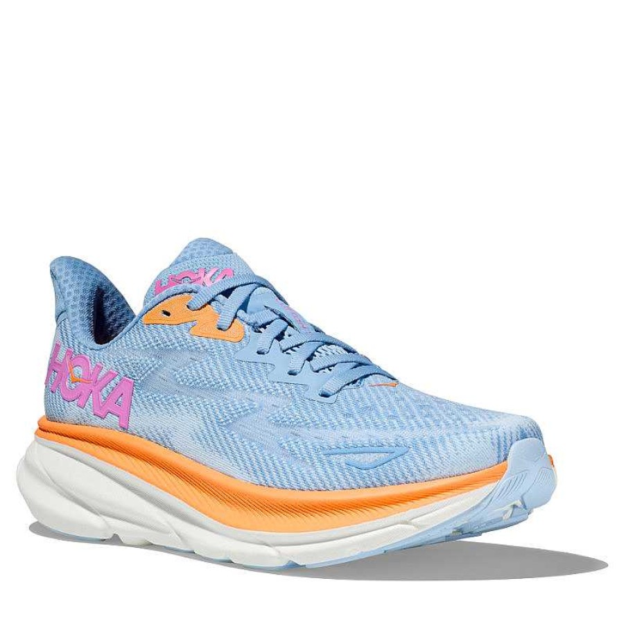 Women Hoka | Women'S Hoka Clifton 9 - Airy Blue/Ice Water (Abiw)