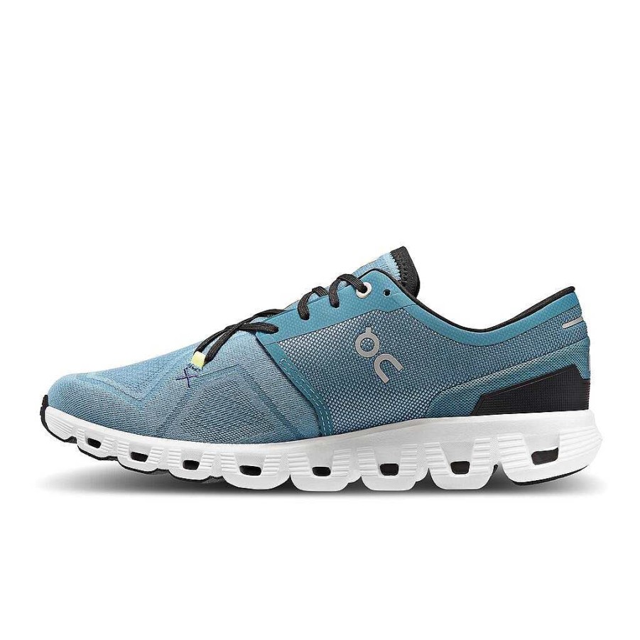 Men On Cloud | Men'S On Cloud X 3 - Pewter/White