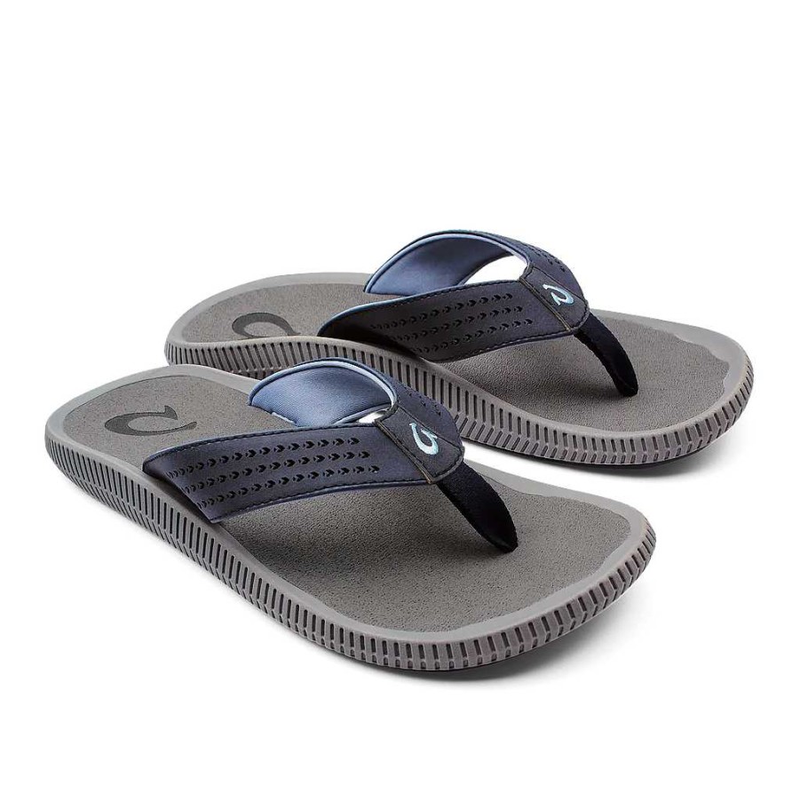 Men OluKai | Men'S Olukai Ulele - Blue Depth|Charcoal