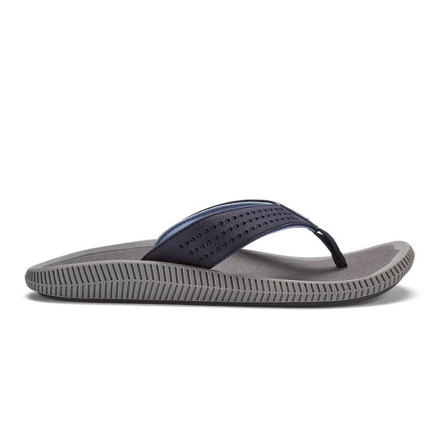 Men OluKai | Men'S Olukai Ulele - Blue Depth|Charcoal