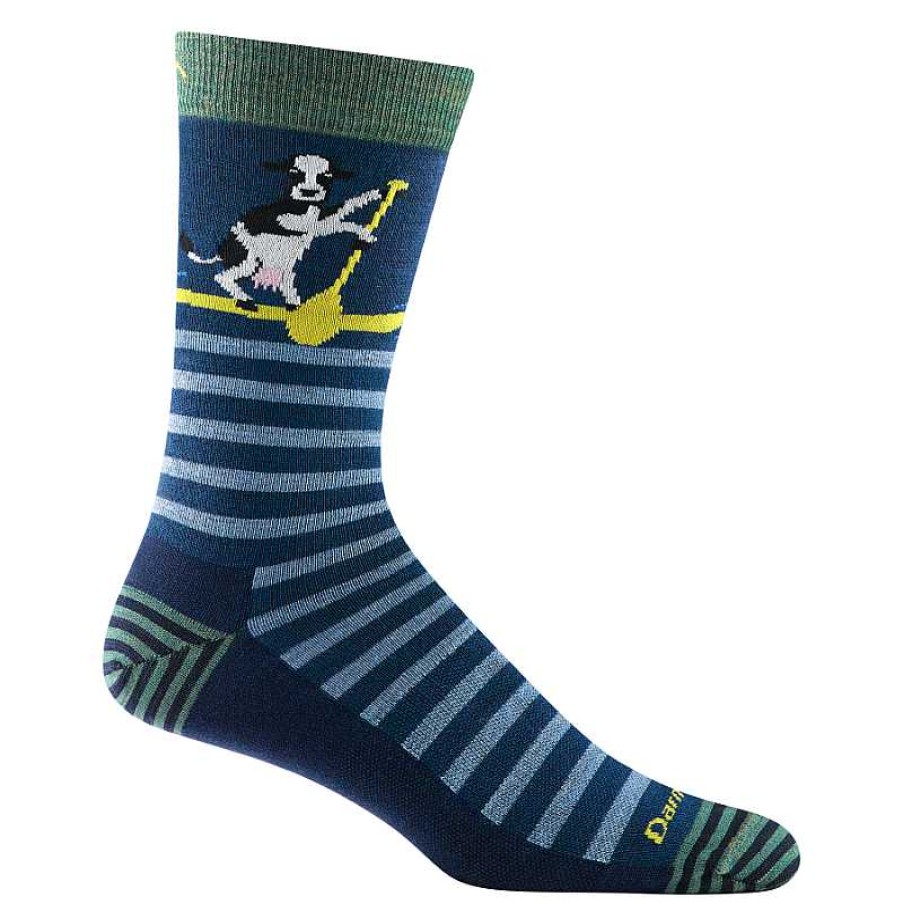 Accessories Darn Tough | Men'S Animal Haus Crew Lightweight Lifestyle Sock - Midnight