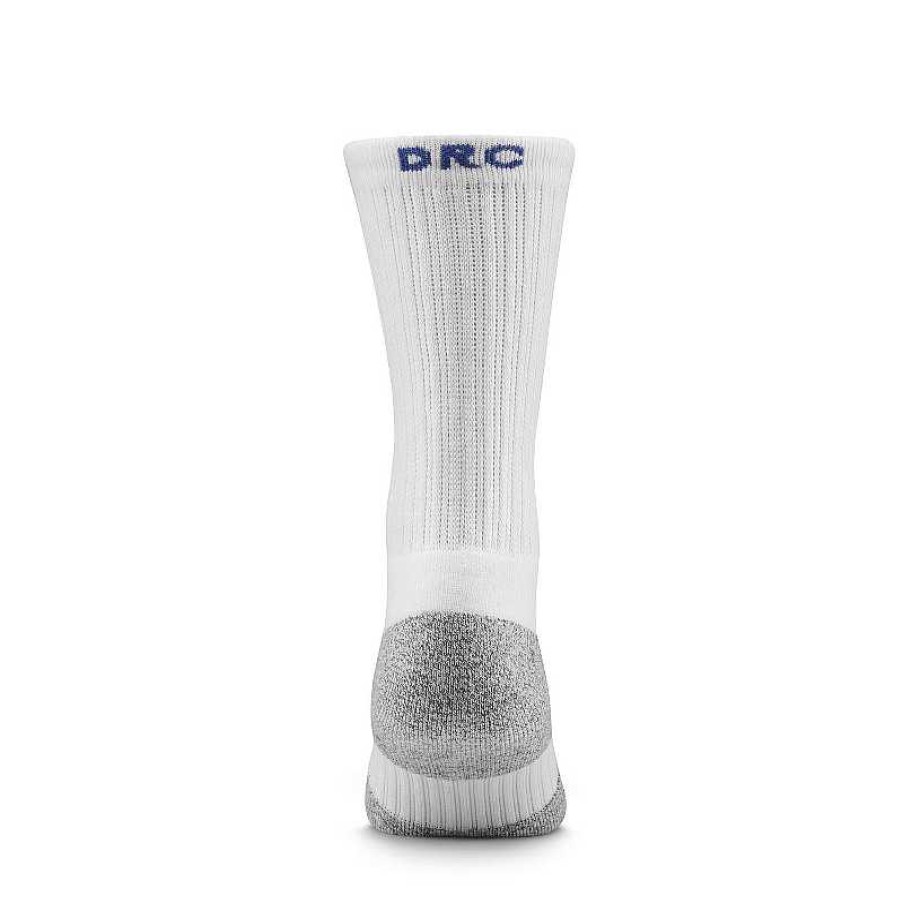 Accessories Dr. Comfort | Dr. Comfort Crew Sock - White