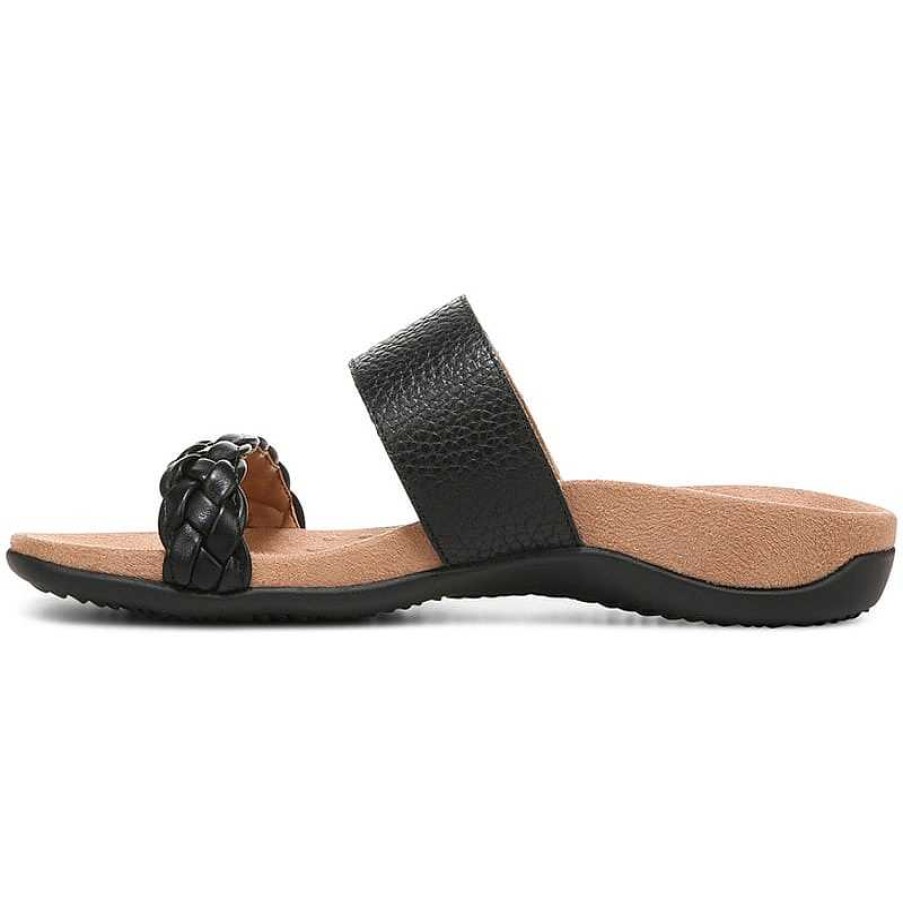 Women Vionic | Women'S Vionic Jeanne Slide Sandal - Black