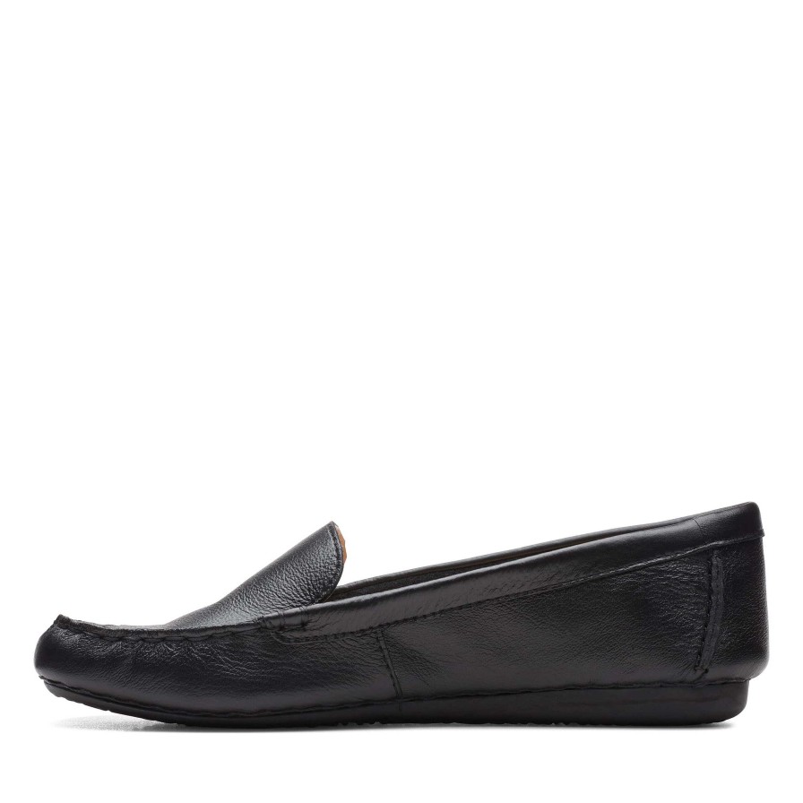 Women Clarks | Women'S Clarks Freckle Walk - Black Leather