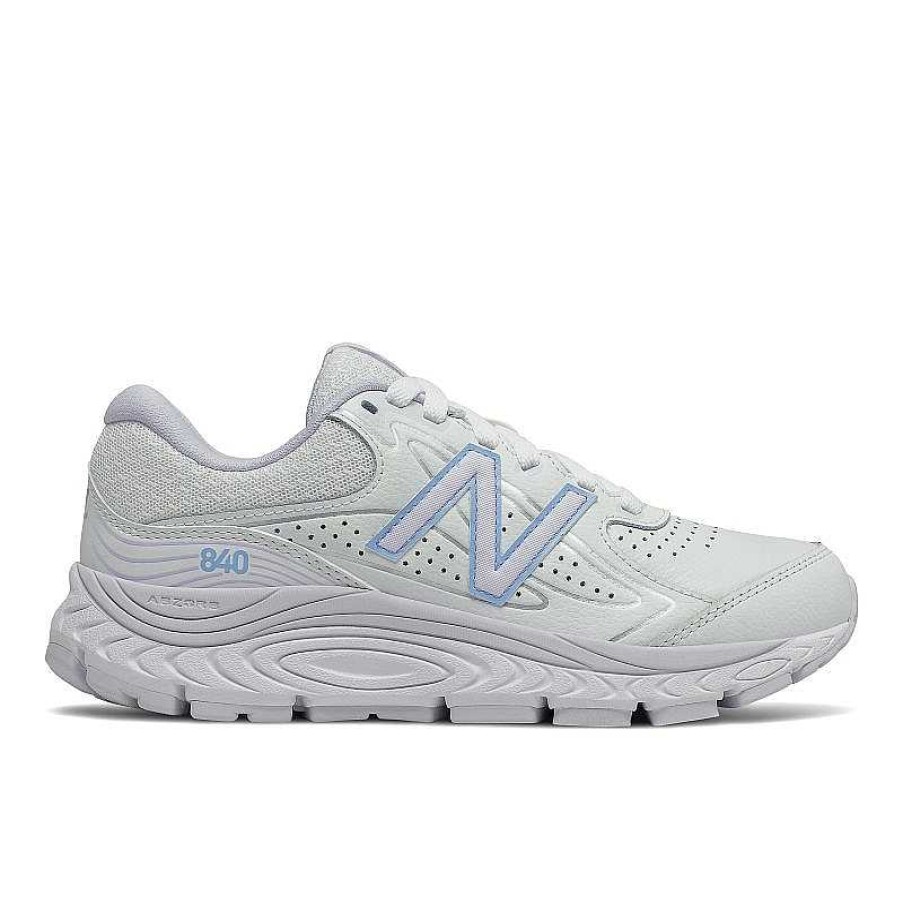 Women New Balance | Women'S New Balance 840V3 - White/Silent Grey