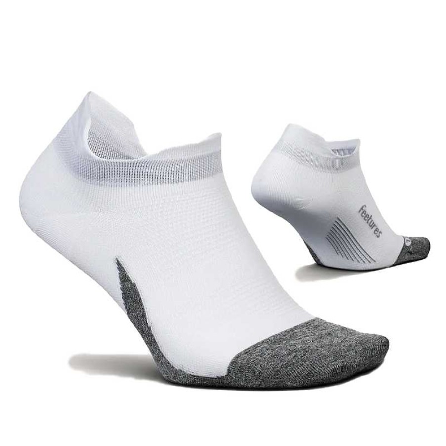 Accessories Feetures | Feetures Elite Ultra Light No Show Tab Socks White