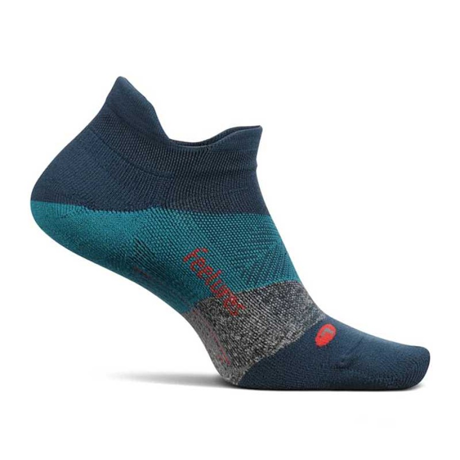 Accessories Feetures | Feetures Elite Max Cushion No Show Socks Trek Teal