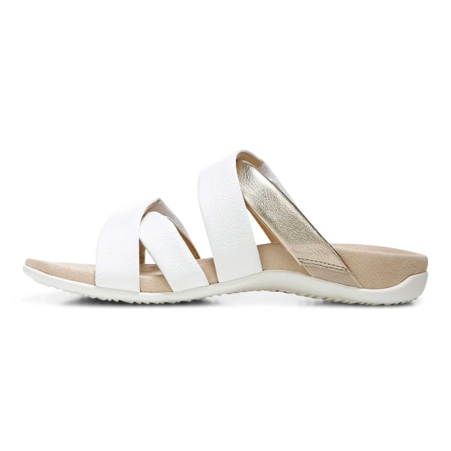 Women Vionic | Women'S Vionic Hadlie Sandal - White